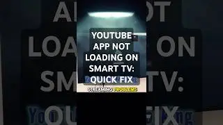 Fix YouTube Not Working on Smart TV | Quick & Easy Solution!