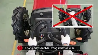 Kh&oacute;a vi sai m&aacute;y k&eacute;o Yanmar (kh&ocirc;ng được đ&aacute;nh l&aacute;i khi đang kh&oacute;a vi sai)