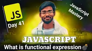What is functional expression in Js