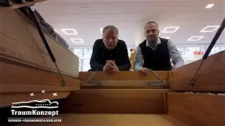 Massivholzbett mit K&ouml;pfchen &ndash; Thomas R&uuml;hmann zeigt, worauf es wirklich ankommt