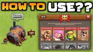 How to Use The Super Troops and Use of Super Sauna in Clash of Clans