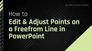 How to Edit and Adjust Points on a Freeform Line in PowerPoint