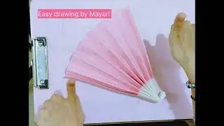 Hand fan making craft