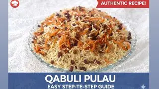 Afghan Qabuli Pulao with Chicken 🇦🇫 | Easy & Authentic Qabuli Palau Recipe😋