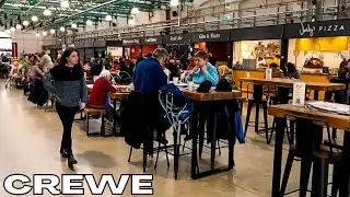 Walk in CREWE - Town Centre - UK