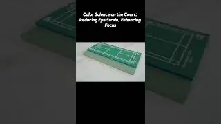 Color Science on the Court: Reducing Eye Strain, Enhancing Focus#shorts #qualityflooring