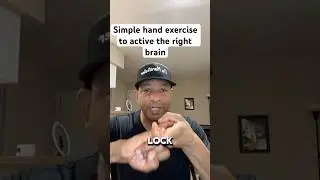 Try this simple hand exercise to activate the right brain fast #rightbrain #shorts #hand