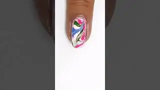 Легкий мраморный нейл-арт💅💯 #мраморныеногти #шорты #мраморныйнейл-арт