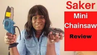 Saker Mini Electric Chainsaw Review @Gardenhauling