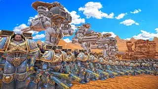 Epic Titan Duel: Reaver Class Titan vs. Daemonettes of Slaanesh: Ultimate Epic Battle Simulator 2!