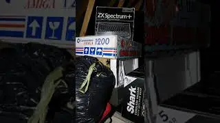 vintage computers commodore amiga hiding in a loft