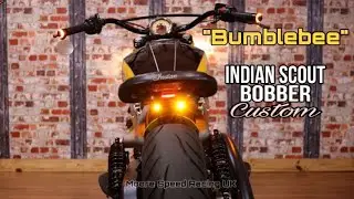BUMBLEBEE | Custom INDIAN SCOUT BOBBER | by Moore Speed Racing UK