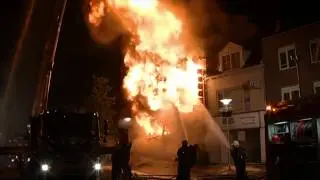 GPTV: ZEER GROTE BRAND GRIP 1 op de Schrans in Leeuwarden.