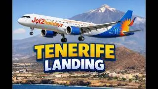 Jet2 Manchester to Tenerife arrival - A321neo