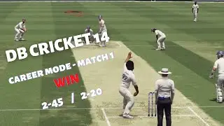 Don Bradman Cricket 14 - Career Mode - Win by an innings - Part 2