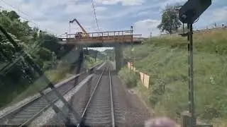 Führerstandmitfahrt. Passau - Aschaffenburg Teil 1. Passau - Regensburg. Cabview. Train. GG mit Zs 6