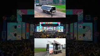 HUAYUAN C445 from container ➡️ to stage ! 🚛✨