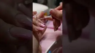 Gel x under 30 sec #nail #gelx #nailart #nailtutorial #nailpolish