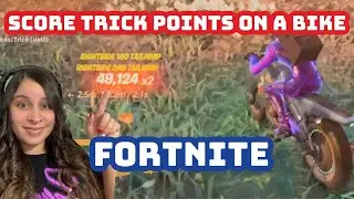 Score Trick Points On A BIKE FORTNITE QUEST The EASY Way