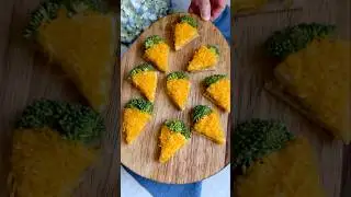 Make these cheese carrots for Easter! #appetizer #easterappetizer #easterrecipes #easterfood