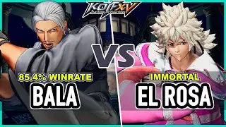 KOF XV 🔥 Bala (Robert/Dinosaur/Ángel) vs El Rosa (Meitenkun/Shingo/Shermie)