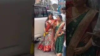 Singer Mangli and her sisters visit Secunderabad Ujjaini Mahakali Temple