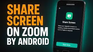 Zoom Screen Share on Android Made Easy! | Show Your Phone Screen in 1 Click (2025 Guide)