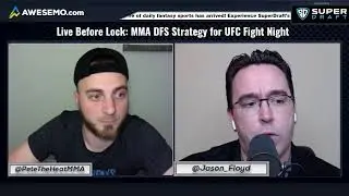 MMA DFS Live Before Lock: UFC Apex Eye vs Calvillo - Awesemo.com