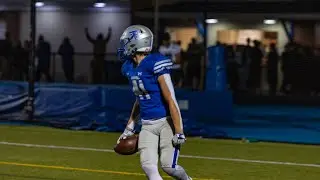 Danvers High School football punt block and recovery vs. Reading Memorial on September 19 2025 clip