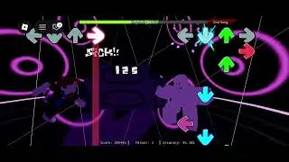 Playing singularity on mobile keyboard (basically fnf remix).
