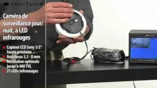 CAM&Eacute;RA DE SURVEILLANCE JOUR/NUIT &Agrave; 21 LED INFRAROUGES