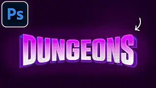 How To Make This Text Effect in Photoshop !