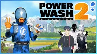 【Power Wash Sim 2】Cleaning With The Boys!
