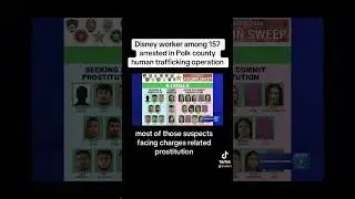 🛑Disney employee among 157 arrested in &ldquo;Operation Autumn Sweep&rdquo; Human Trafficking operation
