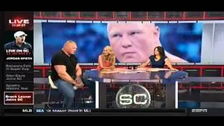 Brock Lesnar interview  on ESPN 8 18 15