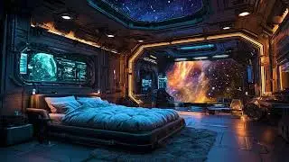 Falling Asleep in Endless Space 🌌 White Noise for Peaceful Ambient & Deep Sleep