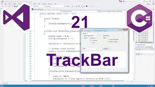 Programación Windows Forms C# 21 --- TrackBar