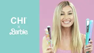 Smooth And Sleek Hair With CHI x Barbie Titanium Hairstyling Iron