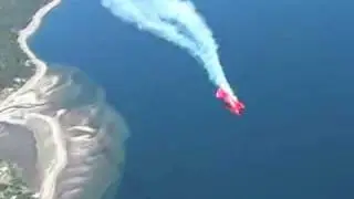 Flying next to Oracle Stunt Pilot