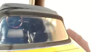 Alfa Romeo spider - rear window cleaning