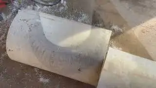 Cutting Dually Spacers for a Garden Tractor from 12&rdquo; PVC Pipe