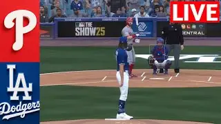🔴 LIVE : Los Angeles Dodgers vs Philadelphia Phillies |Oct 7th NLDS POSTSEASON | MLB THE SHOW 25 SIM