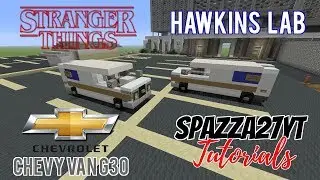 Minecraft Chevrolet Chevy Van G30 Hawkins Lab Stranger Things Tutorial