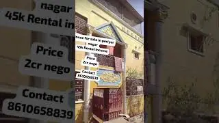#chennai house for sale in perambur#periyar nagar #realestate