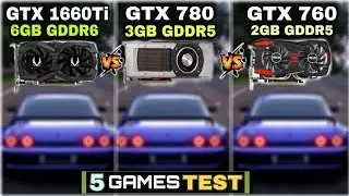 GTX 1660 Ti vs GTX 780 vs GTX 760 | 5 Games Tested !