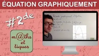 Résoudre graphiquement une équation - Seconde