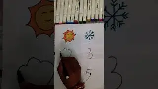 Easy Number Drawing #Crazy Art 🎨 #namaste 🙏