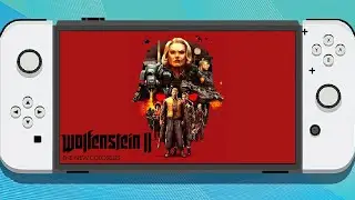 Switch Oled Wolfenstein II Homebrew OC vs Stock OC. Portable Mode.
