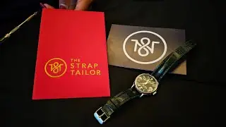 Getting my BeSpoke watch from the Strap Tailor!!!