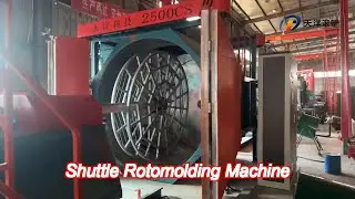 2-carriage shuttle rotomolding machine ，automatic roll molding machine，rotoplastic machine，rotoplast
